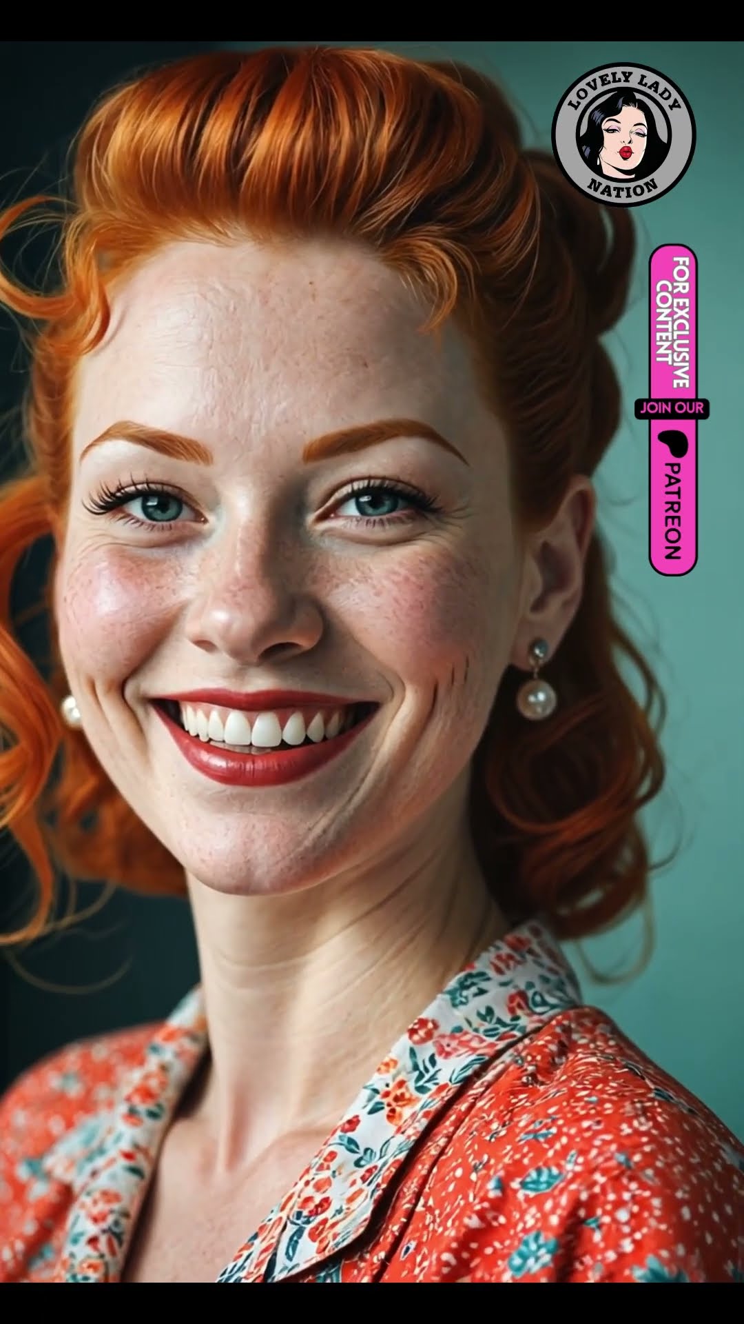 pretty rockabilly portrait - ginger hair edition vol.5 VIDEO SLIDESHOW
